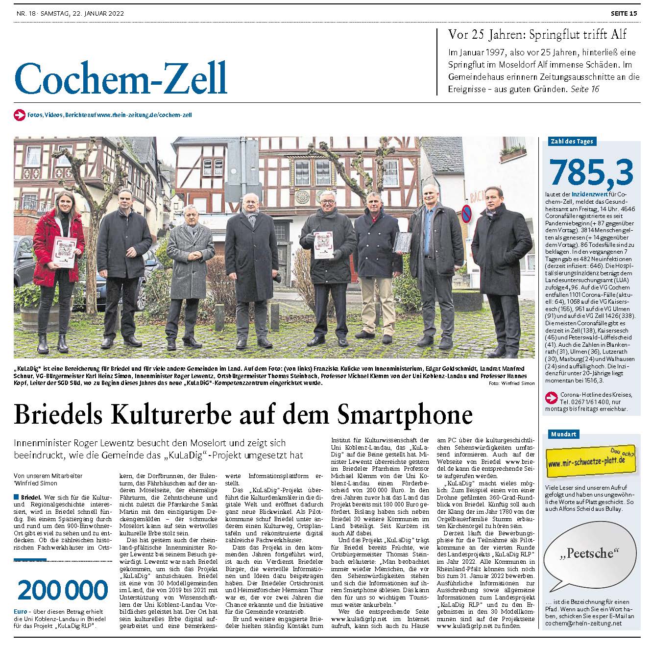 Rhein Zeitung Kreis Cochem Zell 22.01.2022[15]